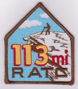 RATC 113 Miler Patch