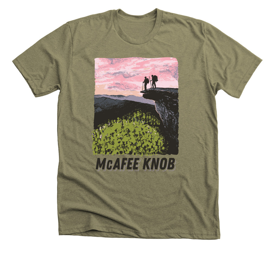 Green McAfee Knob short sleeved T-shirt